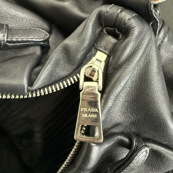 Prada Black Leather Hobo Bag - Picture 8 of 8
